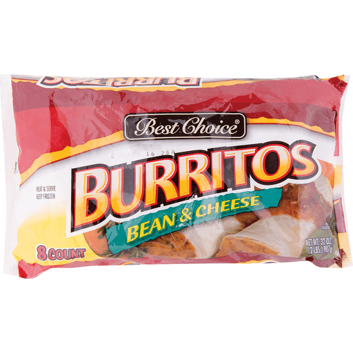 slide 1 of 1, Best Choice Bean & Cheese Burritos, 32 oz