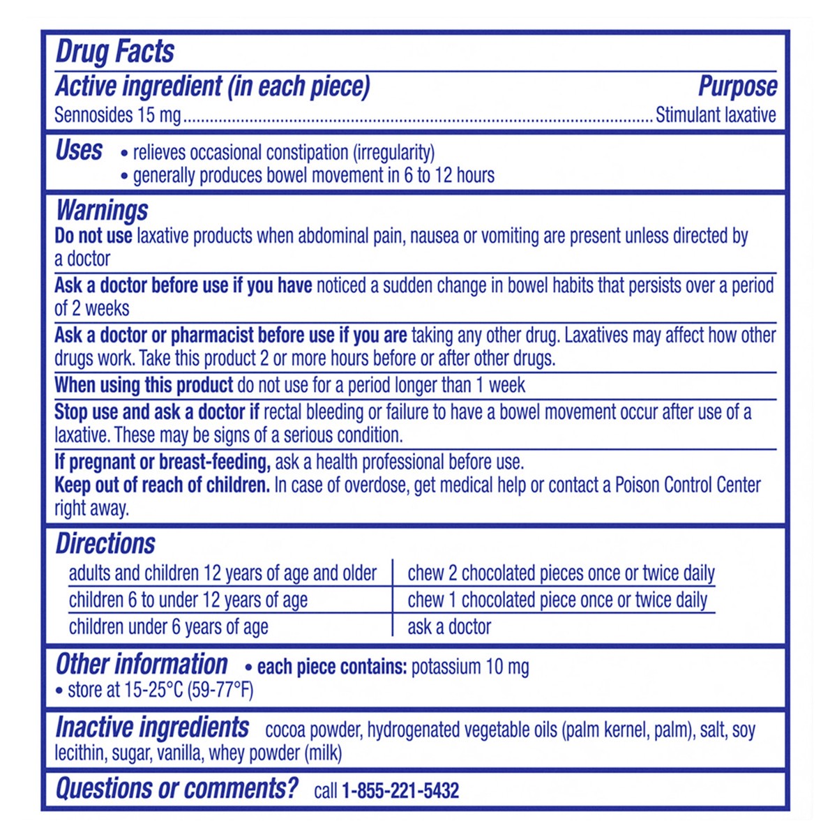 slide 7 of 8, ex-lax Regular Strength Chocolated Stimulant Laxative Constipation Relief Pills for Occasional Constipation - 24 count, 24 ct