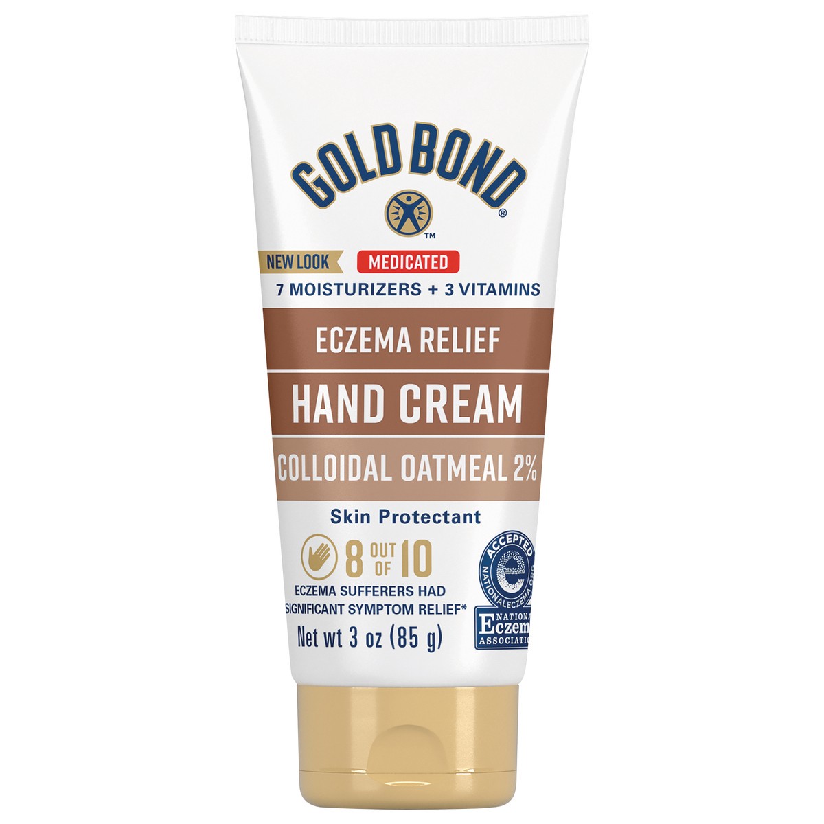 slide 1 of 5, Gold Bond Ultimate Eczema Relief Hand Cream, 3 oz