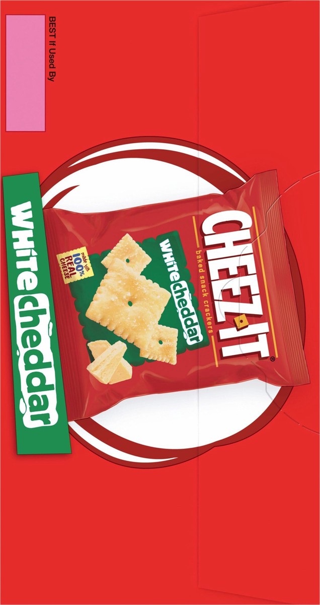 slide 11 of 13, Cheez-It White Cheddar Baked Snack Crackers, 12 ct