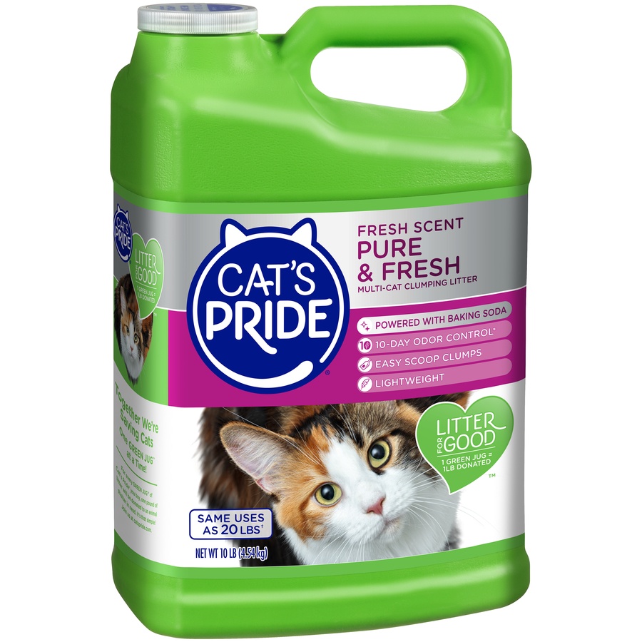 slide 2 of 7, Cat's Pride Fresh Light Ultimate Care Scented Multi Cat Litter, 10 lb