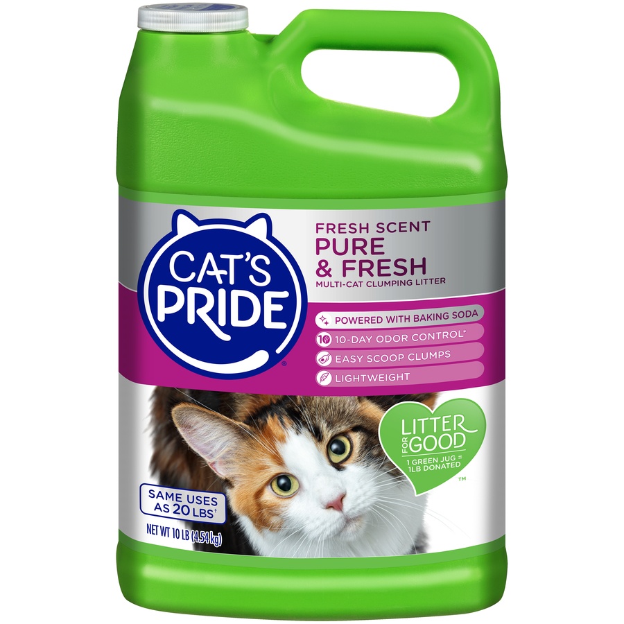 slide 1 of 7, Cat's Pride Fresh Light Ultimate Care Scented Multi Cat Litter, 10 lb