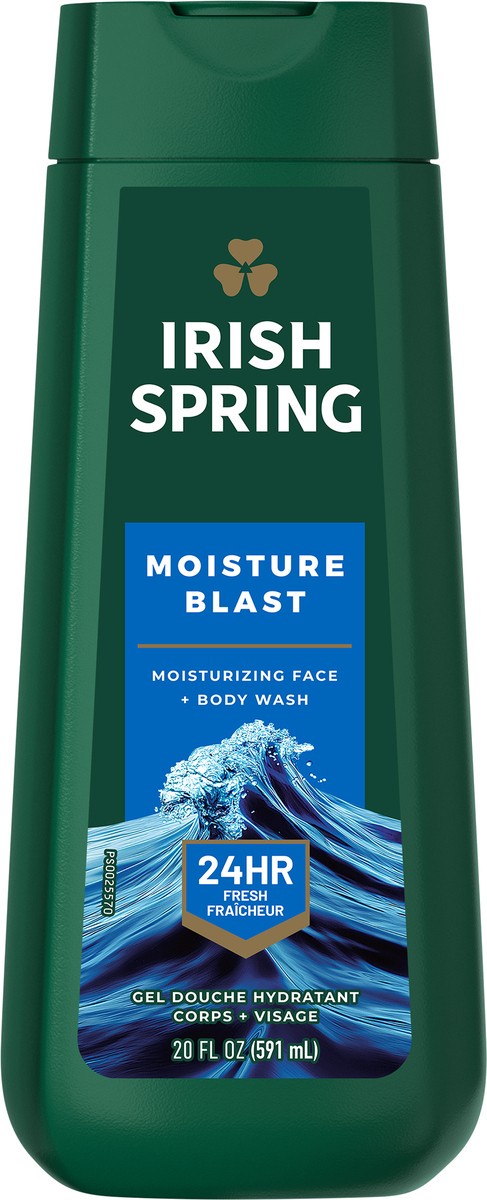slide 11 of 11, Irish Spring Body Wash for Men, Moisture Blast Body Wash, 20 Oz, 20 fl oz