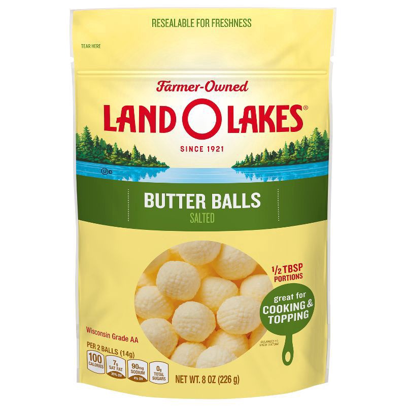 slide 1 of 1, Land O'Lakes Land O Lakes Salted Butterballs, 8 oz