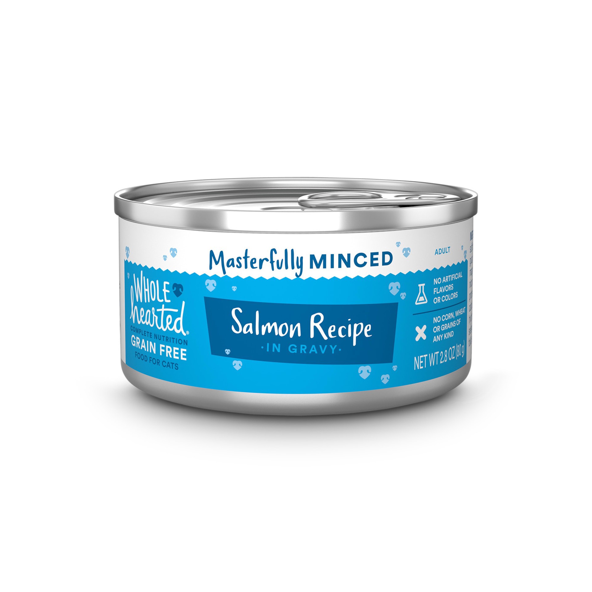 slide 1 of 1, WholeHearted Whd-Cat 2.8Z Salmon Minced, 1 ct