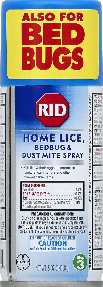 slide 3 of 4, Rid Spray Lice Control, 5 oz