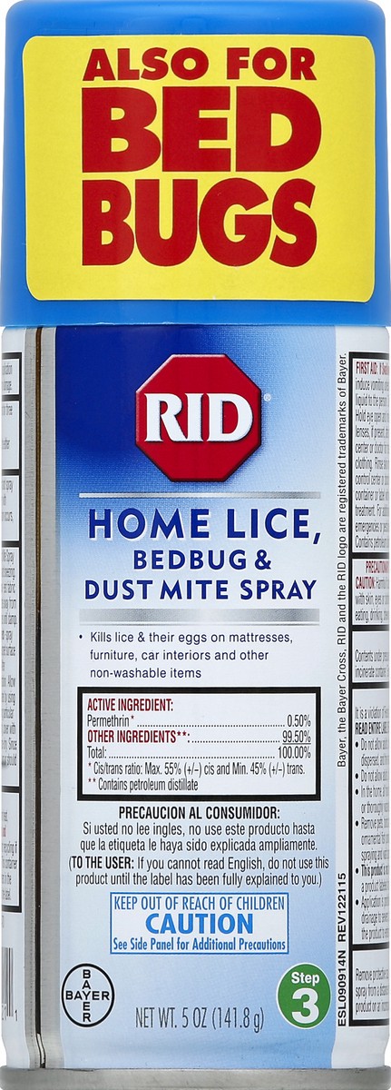 slide 1 of 4, Rid Spray Lice Control, 5 oz