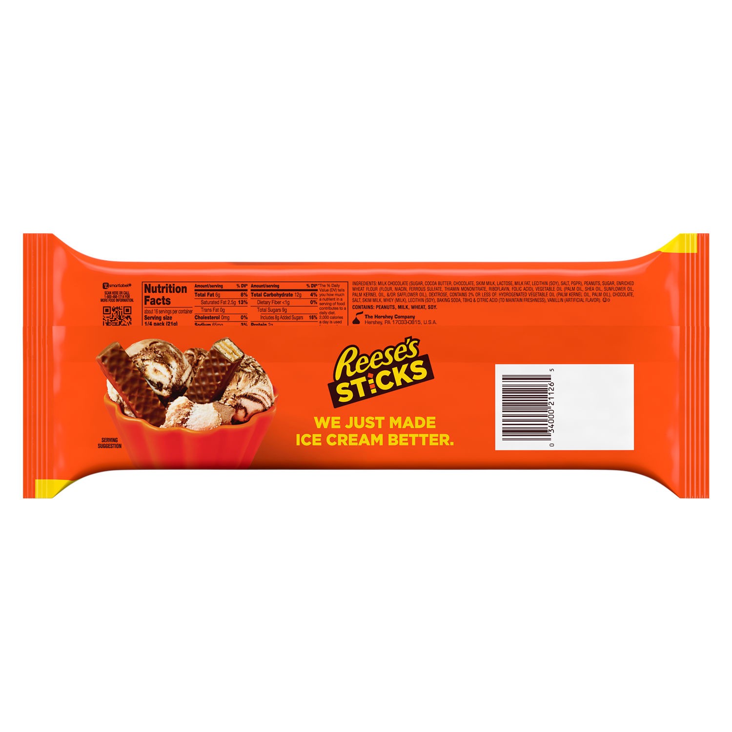 slide 6 of 8, Reese's Sticks 4 King Size Packs 4 ea, 4 ct