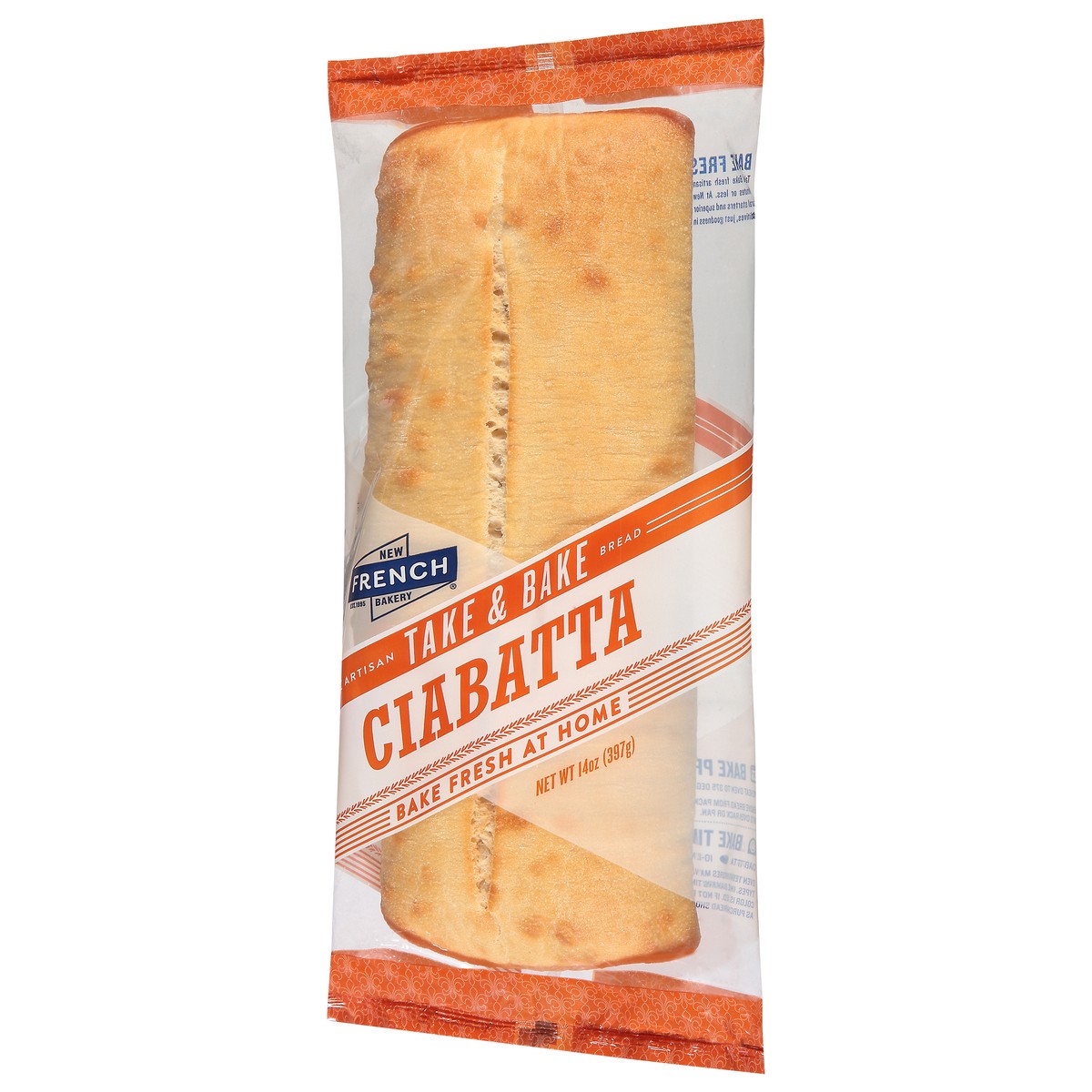 slide 4 of 13, New French Bakery New French Ciabatta Bread Take And Bake, 14 oz