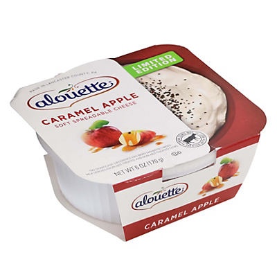 slide 1 of 1, Alouette Caramel Apple Soft Spreadable Cheese, 6 oz