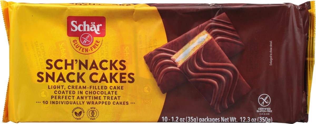 slide 4 of 9, Schär Gluten-Free Sch'nacks Snack Cakes 10 - 1.2 oz Packages, 10 ct