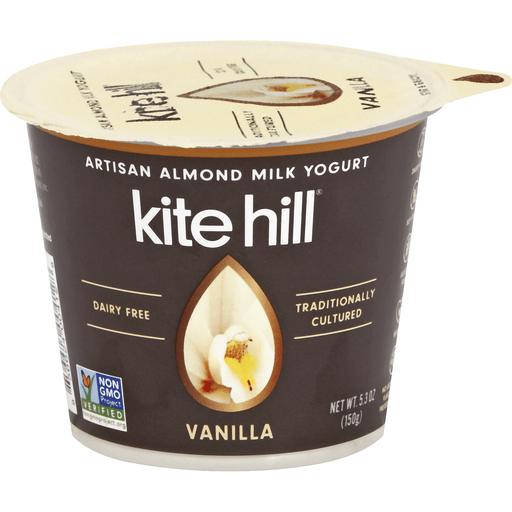 slide 2 of 2, Kite Hill Vanilla Almond Milk Yogurt, 5.3 oz