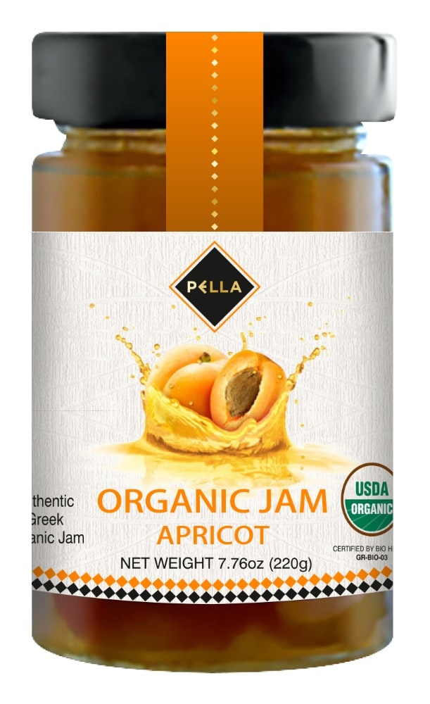 slide 1 of 1, Pella Organic Apricot Jam, 7.76 oz