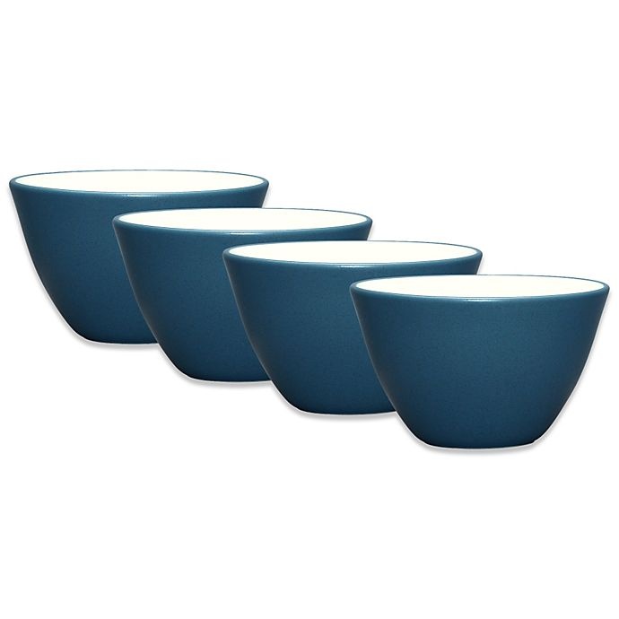 slide 1 of 1, Noritake Colorwave Mini Bowls - Blue, 4 ct