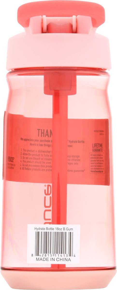 slide 9 of 11, Reduce 18 Ounce Bubble Gum Hydrate Bottle 1 ea, 1 ct