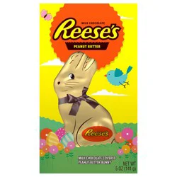 Reese's Milk Chocolate Peanut Butter Bunny, Easter Candy Gift Box, 5 oz
