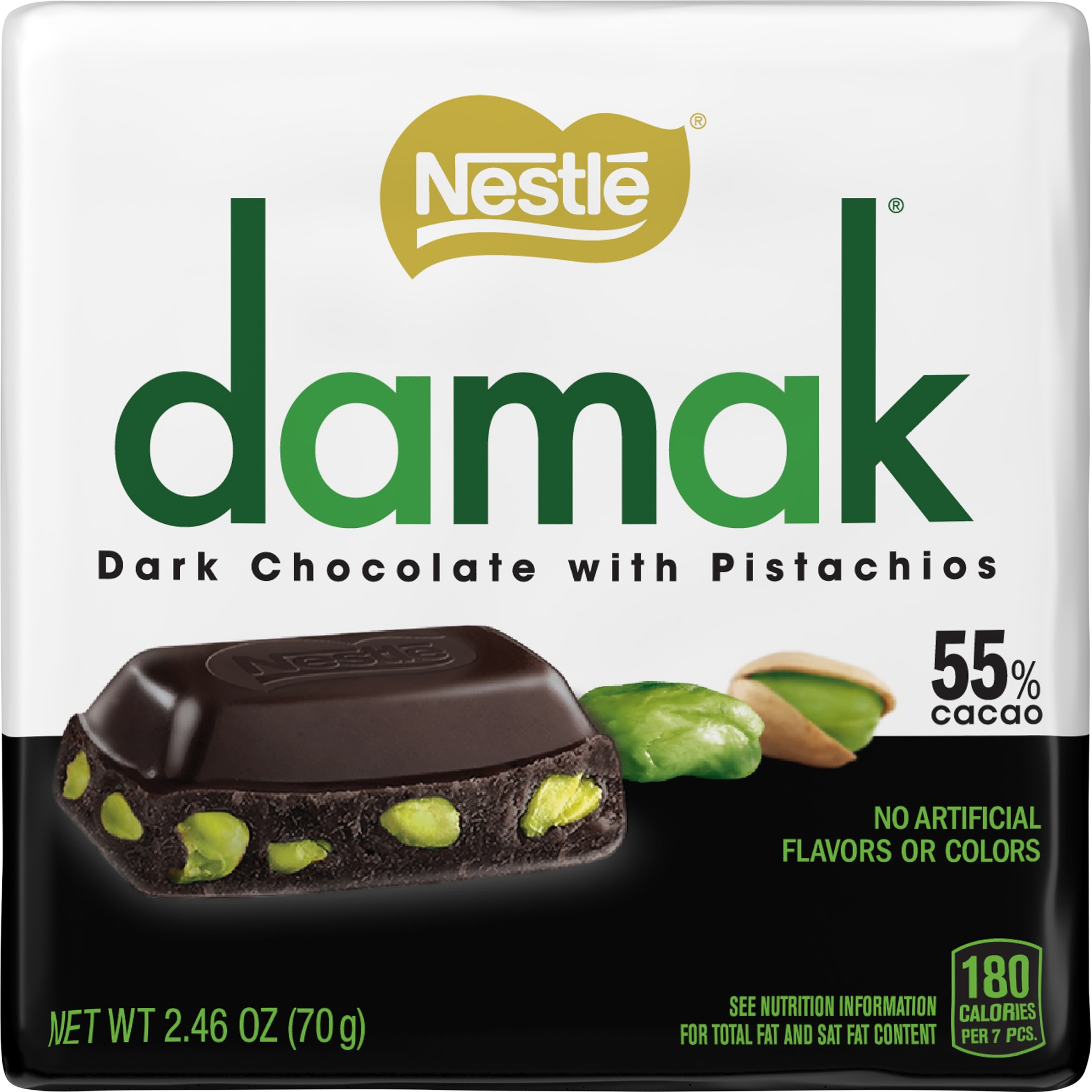 slide 1 of 6, Nestlé Damak Dark Single, 2.46 oz