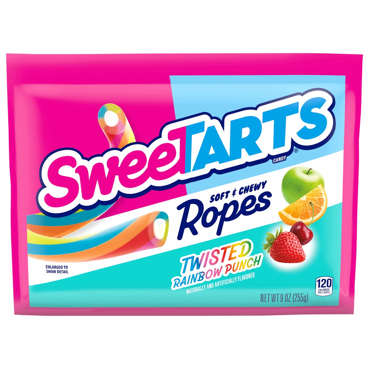 slide 1 of 1, SweeTARTS FERRARA CANDY COMPANY (ST) SWEETARTS 07822 159562 Ropes Twisted Rainbow Punch 9oz LDB 07822 - EvDay 2023-85-5, 9 oz