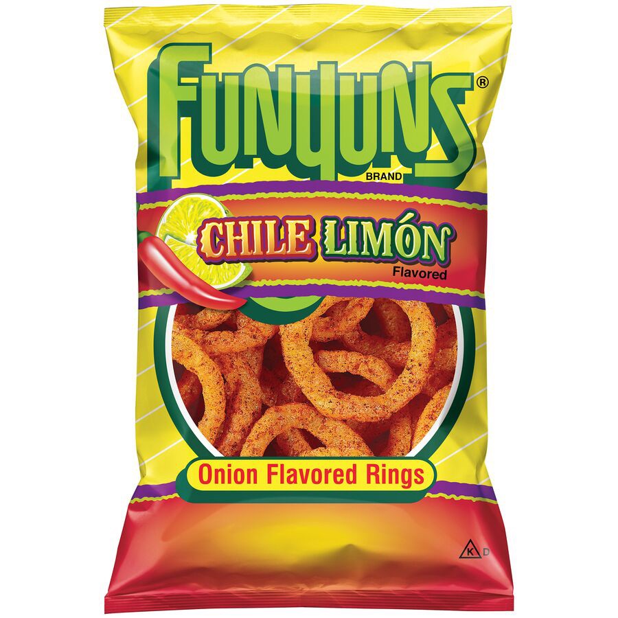 slide 1 of 1, Funyuns Chili Limon Flavored Onion Rings 6 Ounce Bag, 6 oz