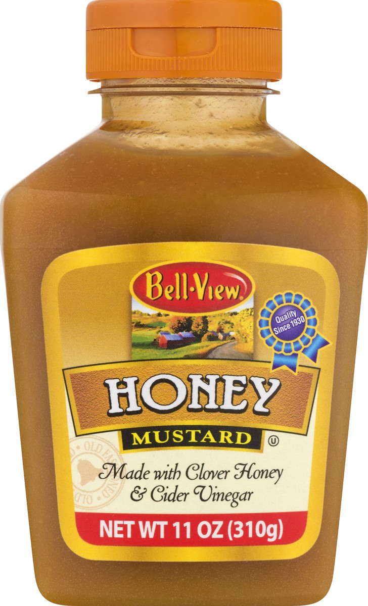 slide 1 of 9, Bell-View Mustard - 11 oz, 11 oz