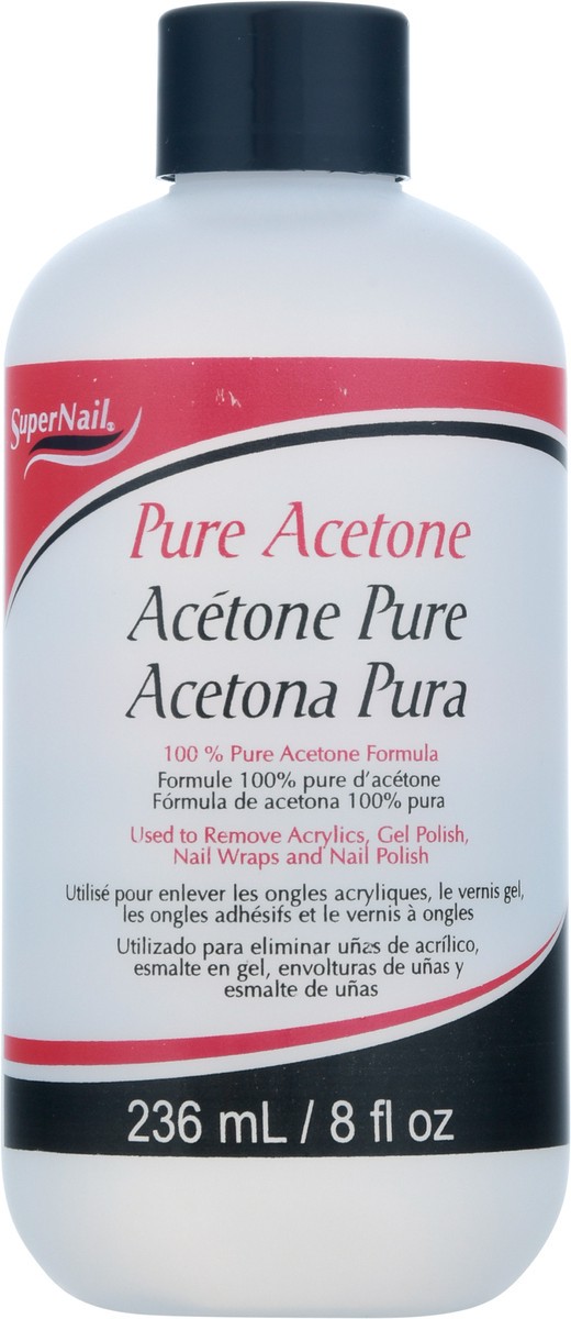 slide 6 of 9, Supernail Pure Acetone 236 ml, 236 ml