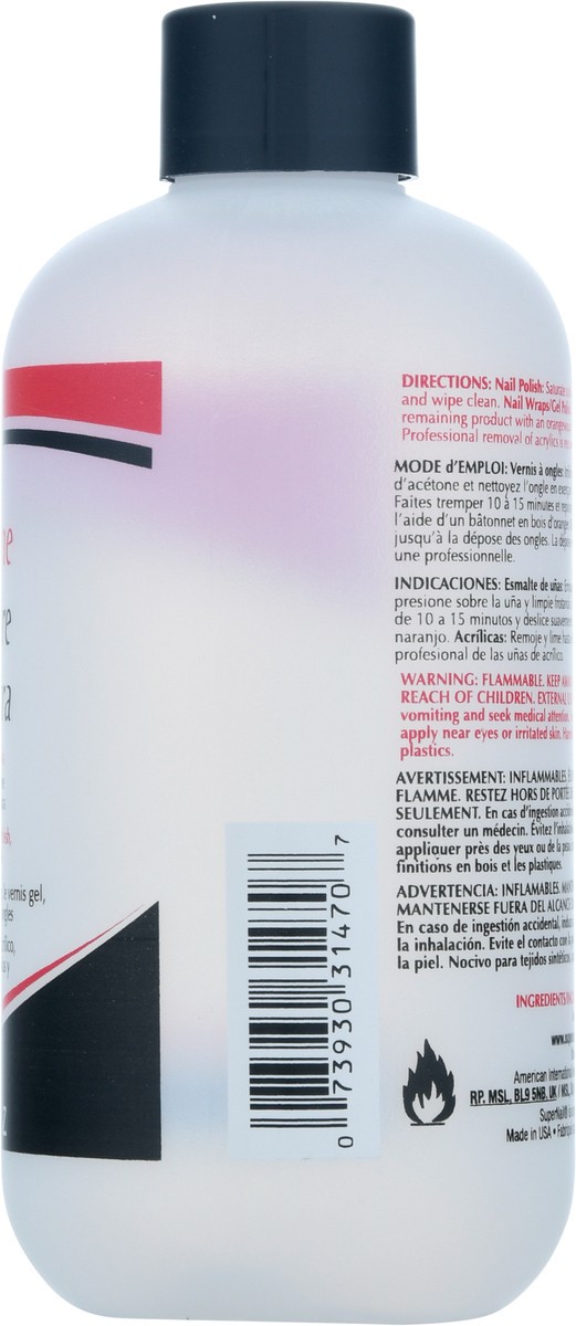 slide 8 of 9, Supernail Pure Acetone 236 ml, 236 ml