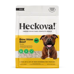 Heckova! Bow Wow Beef Recipe Freeze-Dried Raw Dog Food, 8 oz