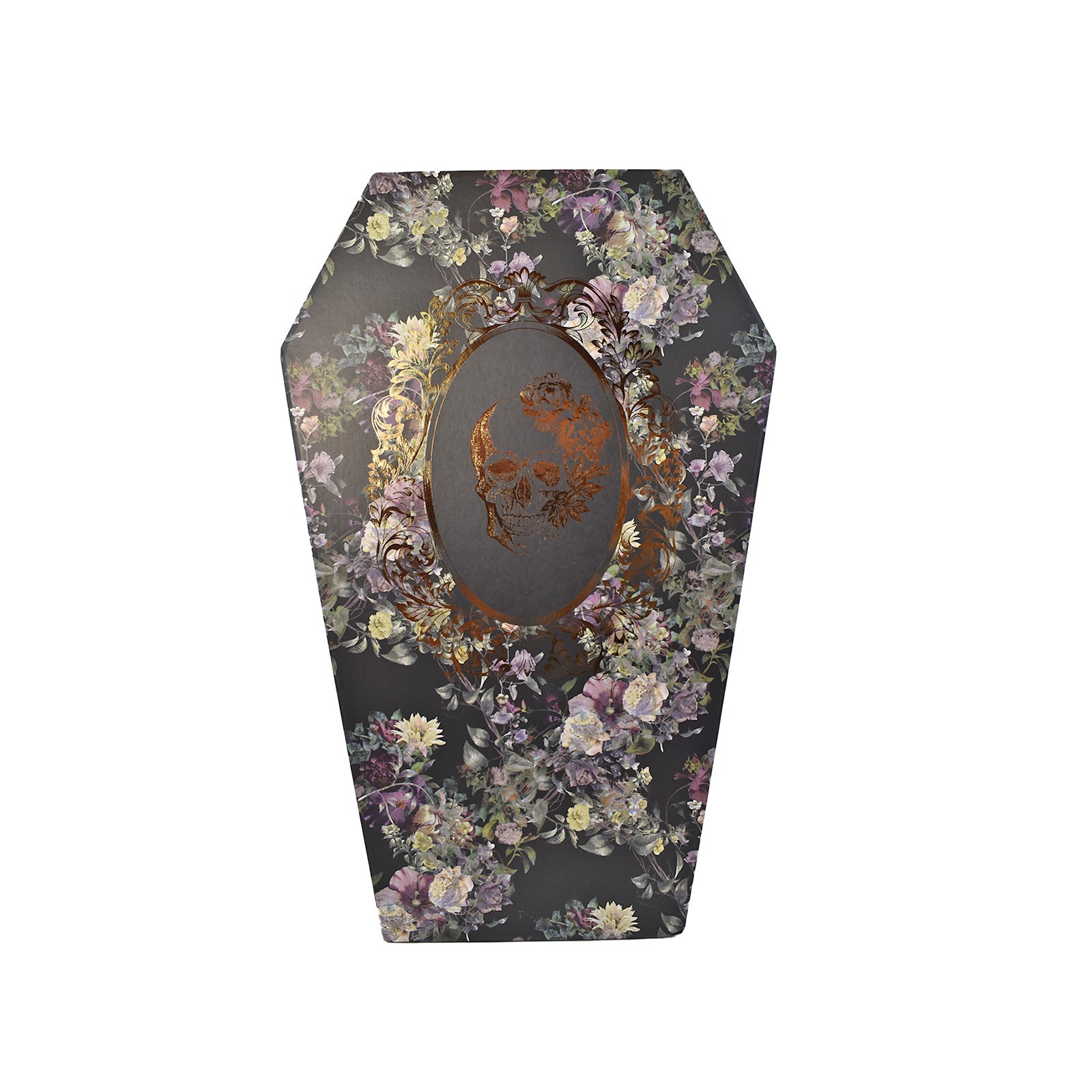 slide 4 of 5, 15" Decorative Floral Coffin Box By Ashland, 15 in x 9.5 in