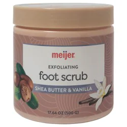 Meijer Foot Scrub Shea Butter And Vanilla
