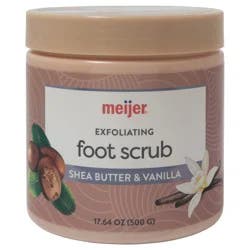 Meijer Foot Scrub Shea Butter And Vanilla