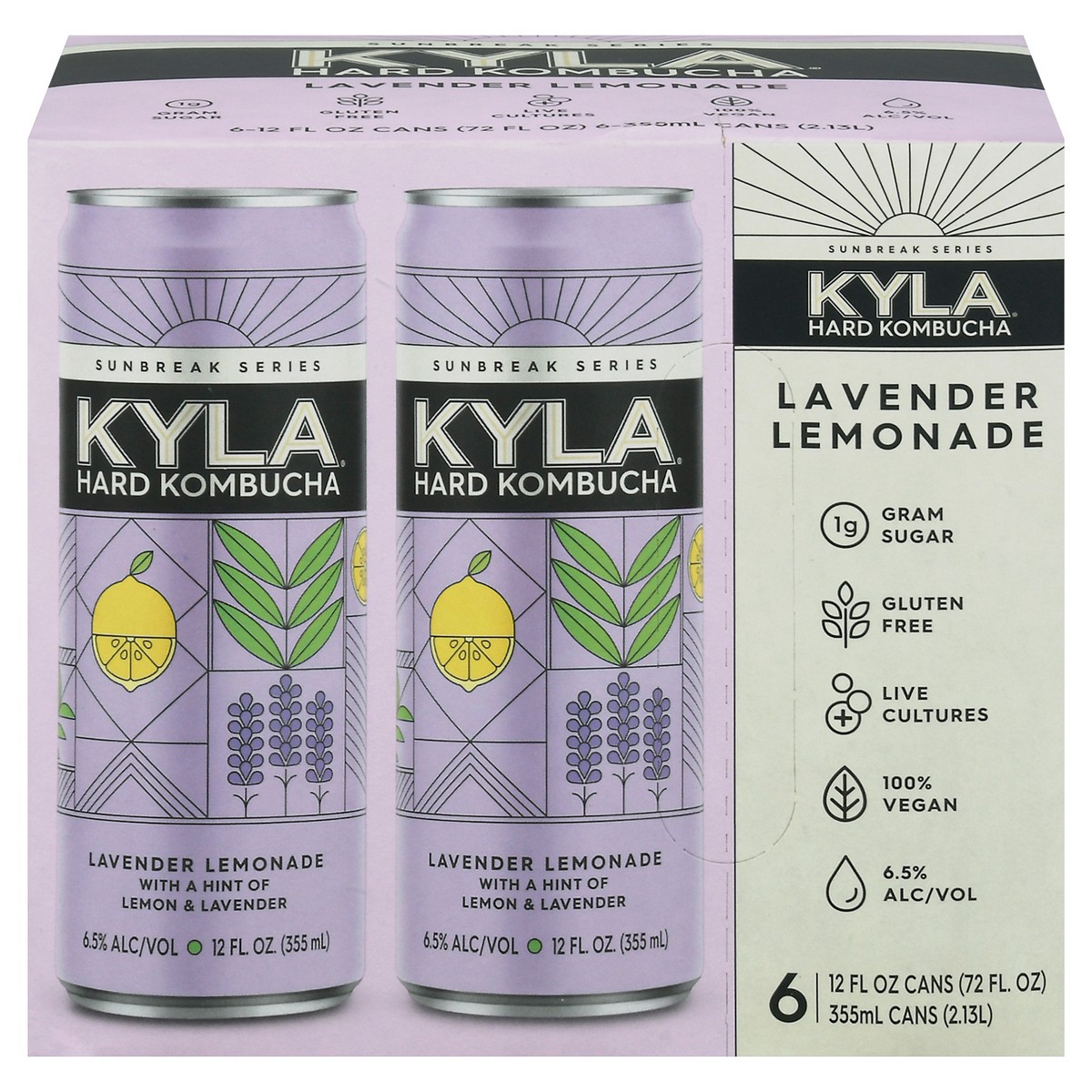 slide 1 of 9, Kyla Hard Kombucha, 6 ct; 12 oz