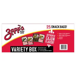 Zapp's New Orleans Kettle Style Potato Chips Variety Pack - 25 ct