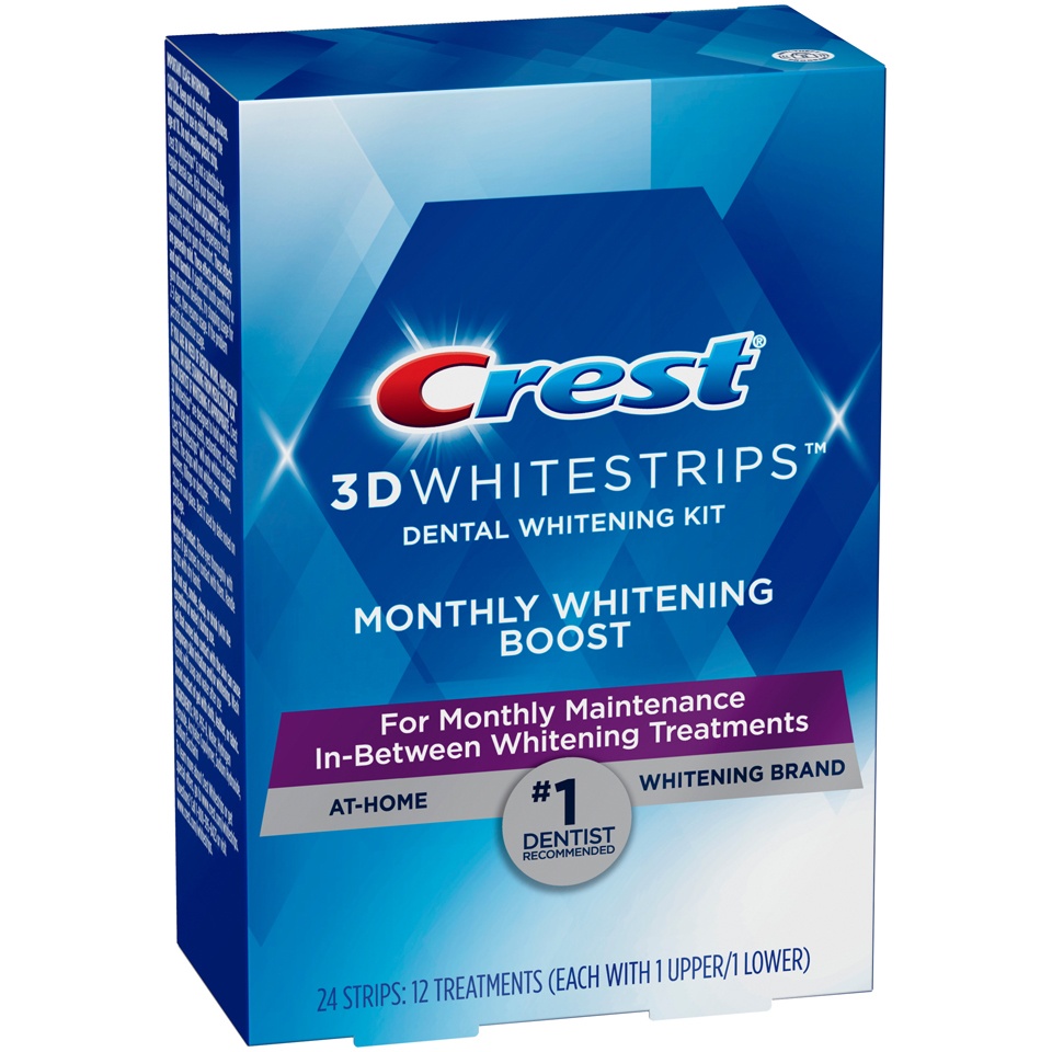 Crest 3D White No Slip Whitestrips Dental Whitening Kit 12 ct | Shipt