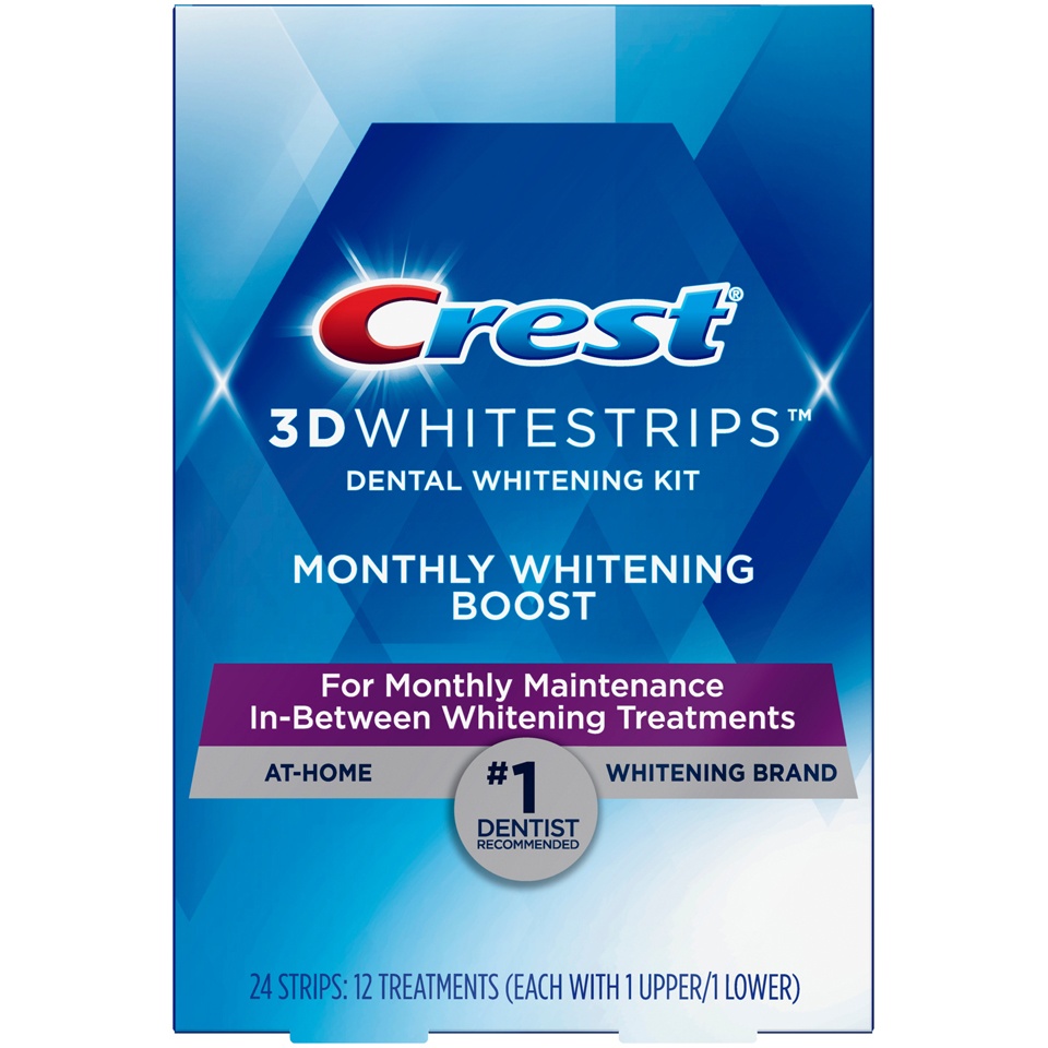 Crest 3D White No Slip Whitestrips Dental Whitening Kit 12 ct | Shipt