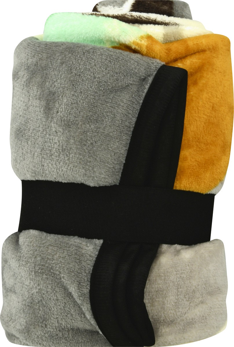 slide 9 of 9, Star Wars Mandalorian Super Soft Plush Throw 1 ea, 1 ct