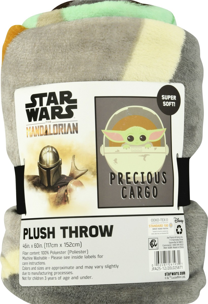 slide 3 of 9, Star Wars Mandalorian Super Soft Plush Throw 1 ea, 1 ct