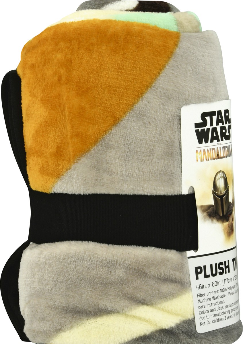 slide 2 of 9, Star Wars Mandalorian Super Soft Plush Throw 1 ea, 1 ct