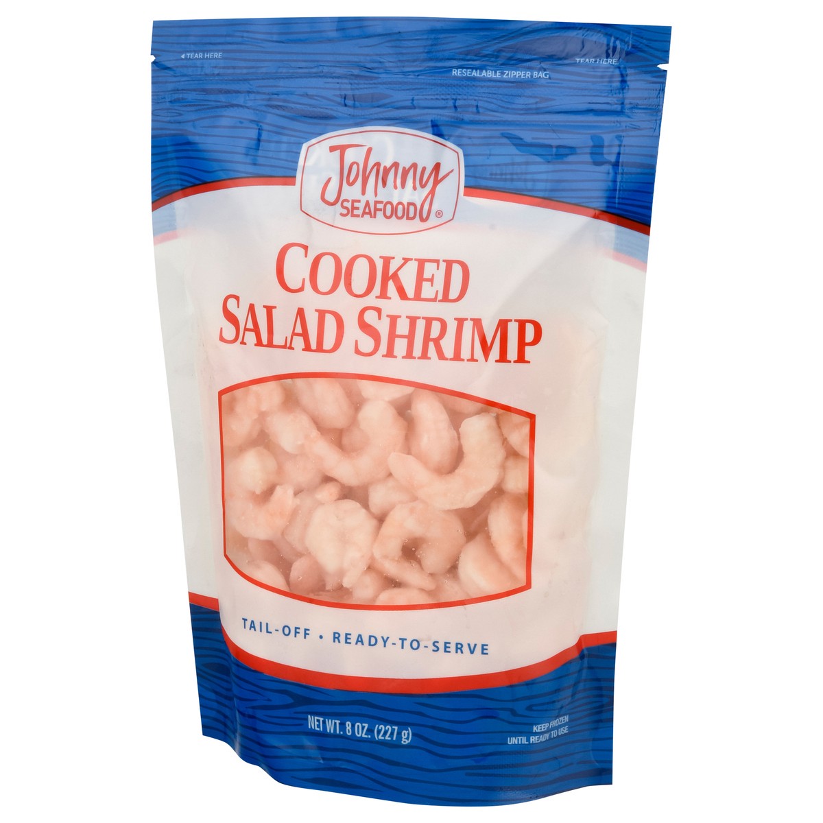slide 9 of 14, Johnny Seafood Cooked Salad Shrimp 8 oz, 8 oz