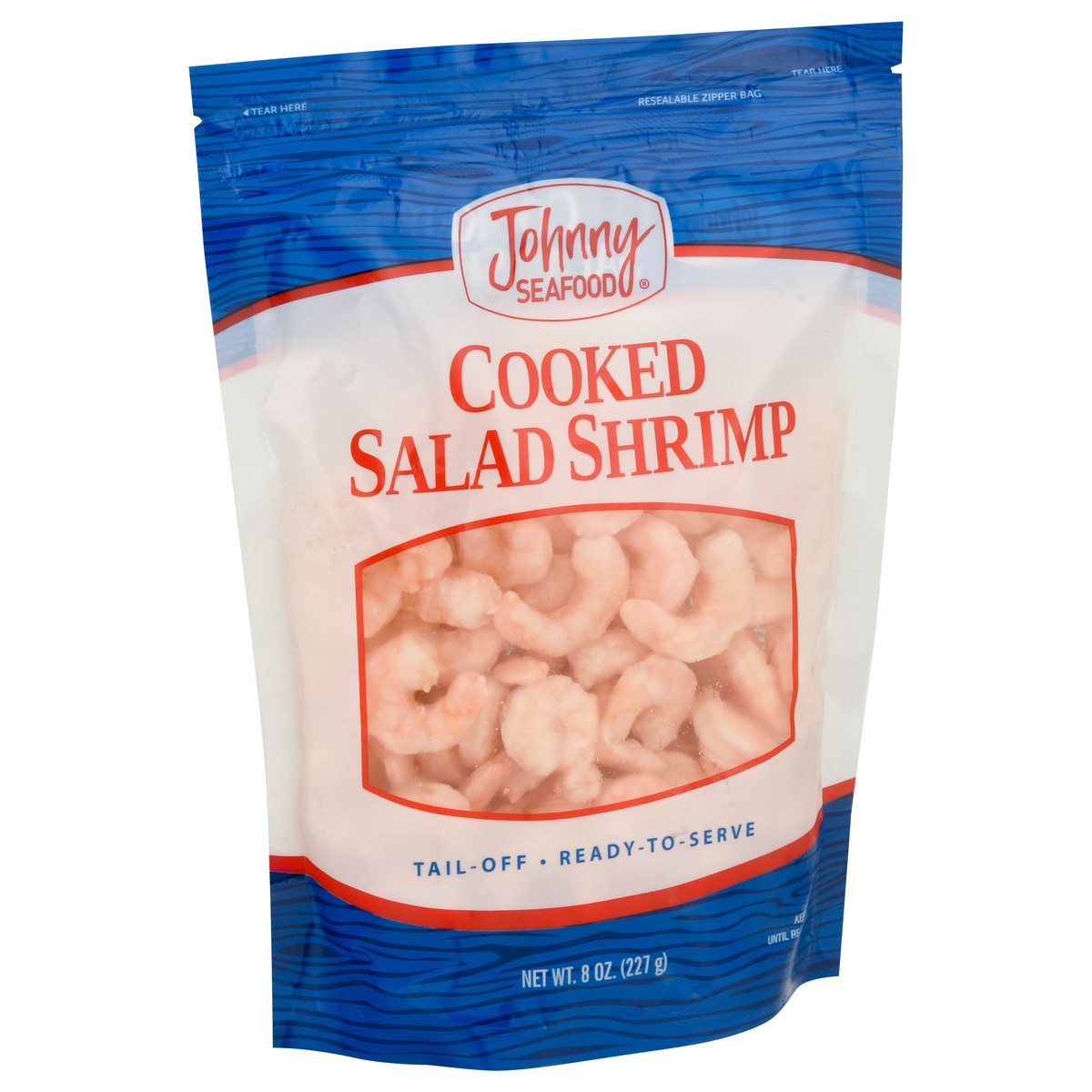 slide 3 of 14, Johnny Seafood Cooked Salad Shrimp 8 oz, 8 oz