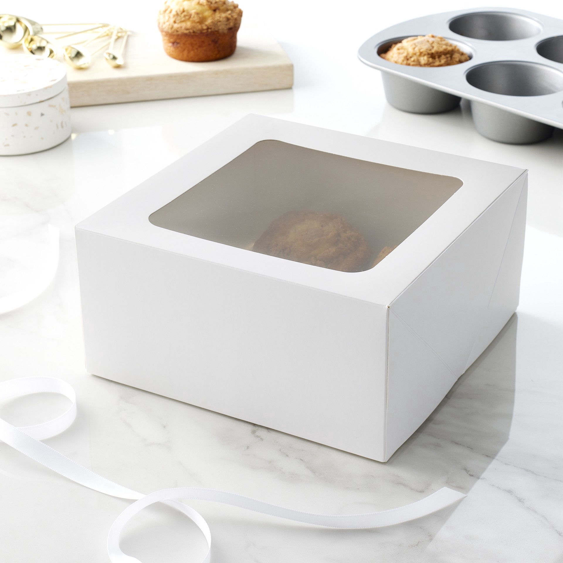 slide 2 of 5, 8" X 8" Window Treat Boxes By Celebrate It, 3ct., 3 ct