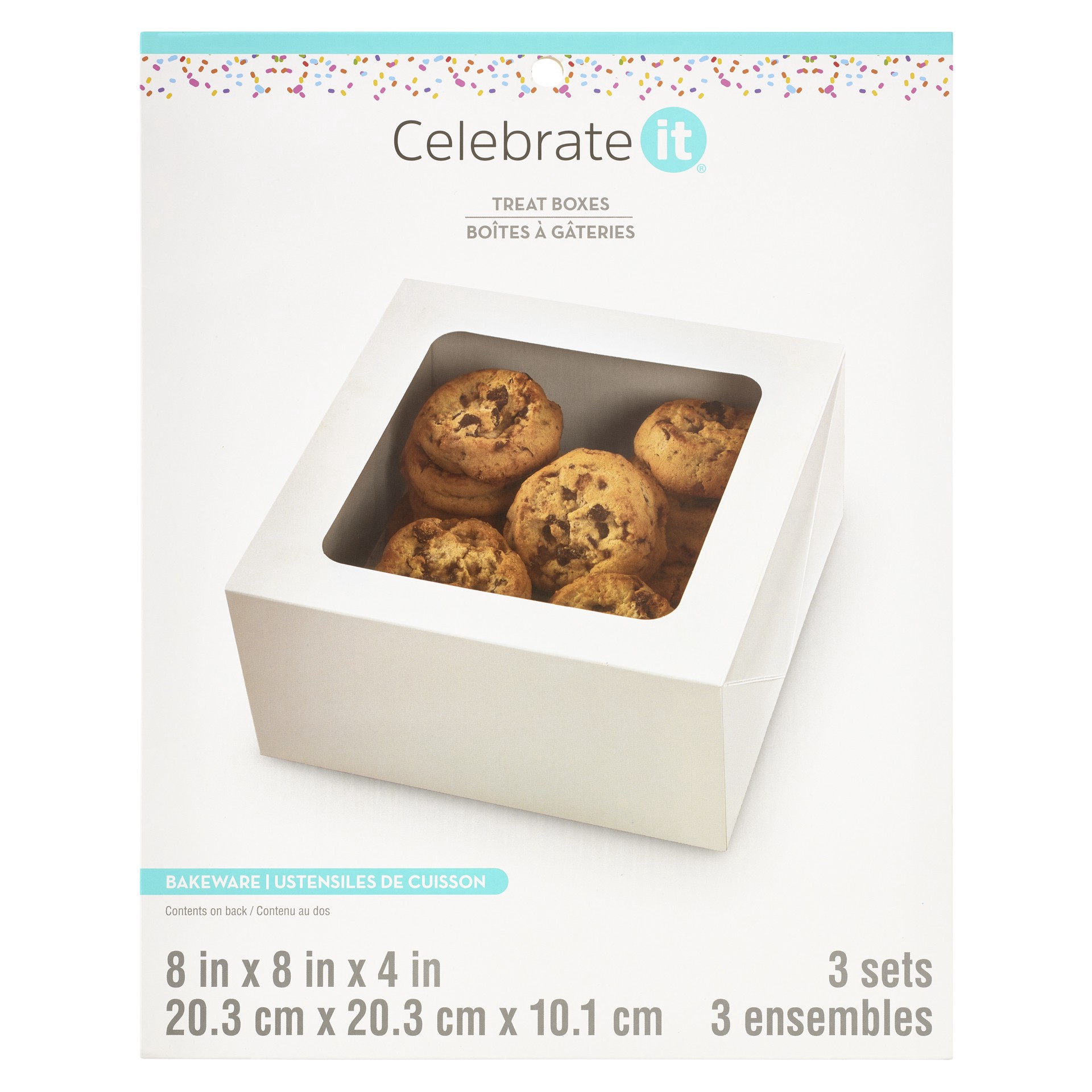 slide 4 of 5, 8" X 8" Window Treat Boxes By Celebrate It, 3ct., 3 ct