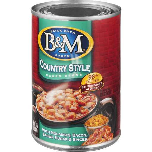 slide 2 of 8, B&M Country Style Baked Beans, 16 oz