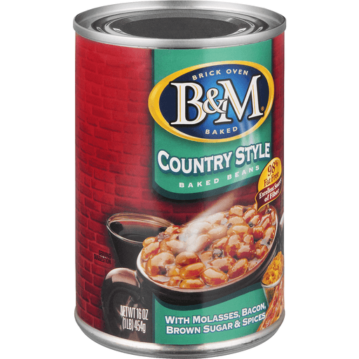 slide 3 of 8, B&M Country Style Baked Beans, 16 oz