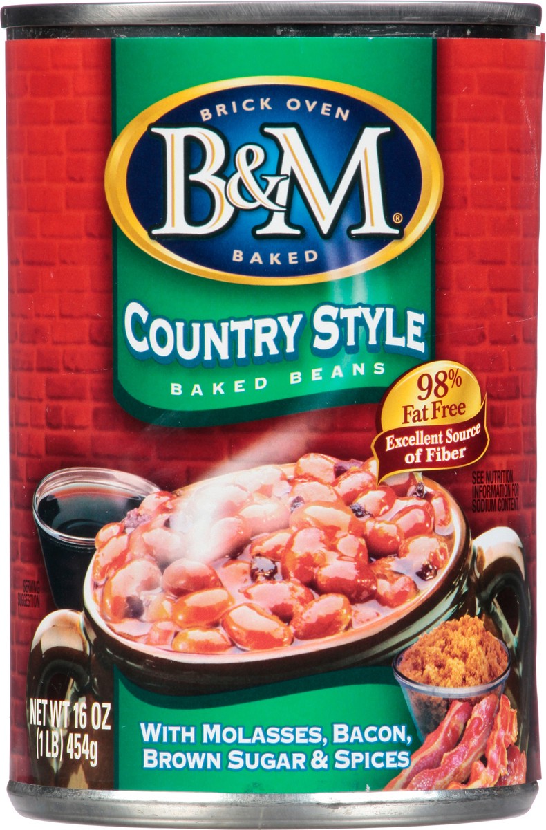 slide 1 of 12, B&M Country Style Baked Beans 16 oz, 16 oz