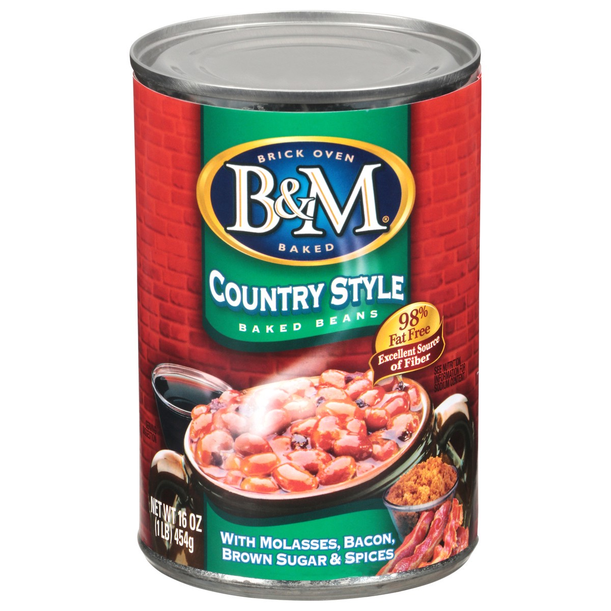 slide 7 of 12, B&M Country Style Baked Beans 16 oz, 16 oz