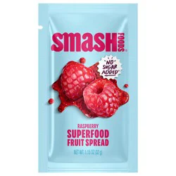 Smash Foods Raspberry Superfood Fruit Spread Single Serve