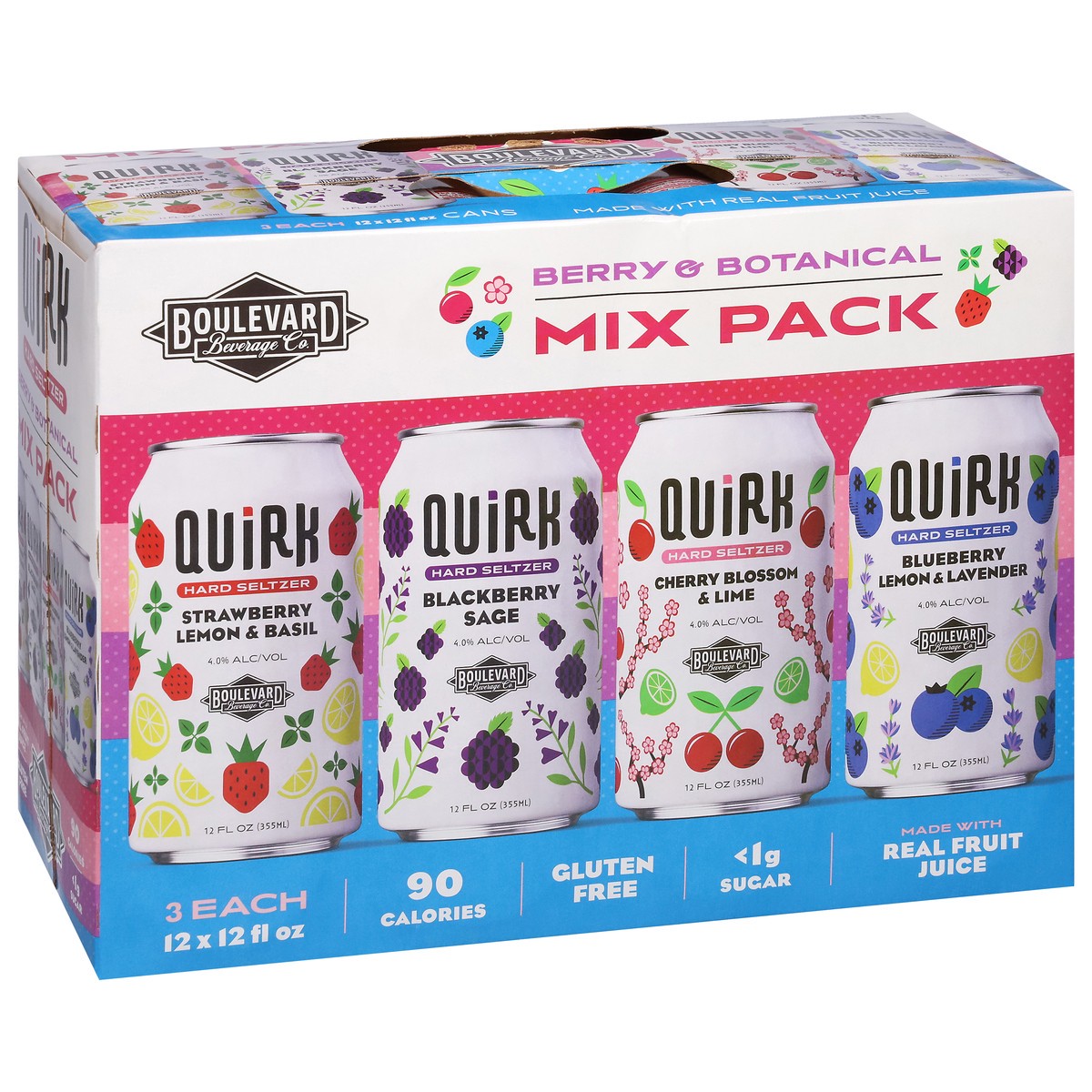 slide 9 of 13, Boulevard Brewing Co Space Camper India Pale Ale Assorted Hard Seltzer Mix Pack 12 - 12 fl oz Cans, 12 ct