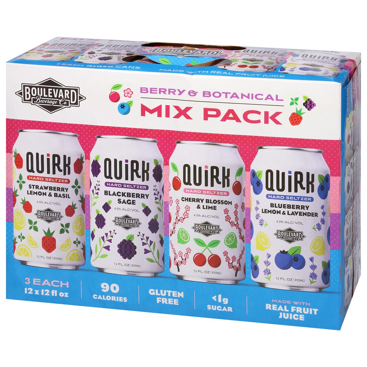 slide 2 of 13, Boulevard Brewing Co Space Camper India Pale Ale Assorted Hard Seltzer Mix Pack 12 - 12 fl oz Cans, 12 ct