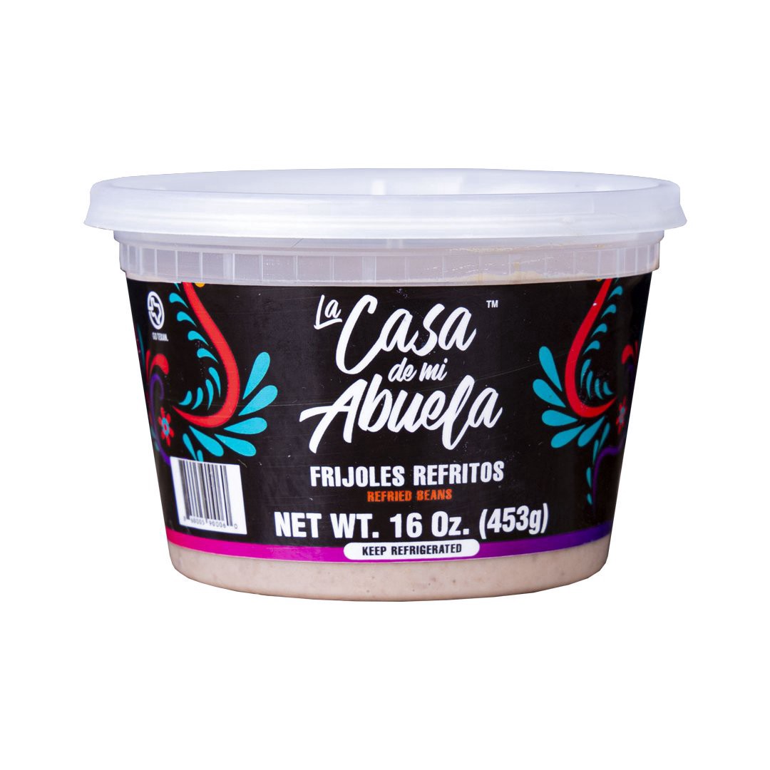 slide 1 of 1, La Casa de Mi Abuela Refried Beans, 16 oz