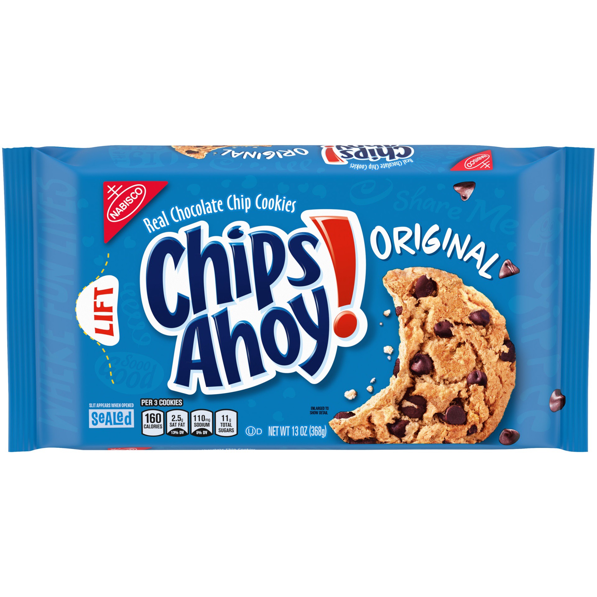 slide 2 of 2, Chips Ahoy! Original Chocolate Chip Cookies, 13 oz